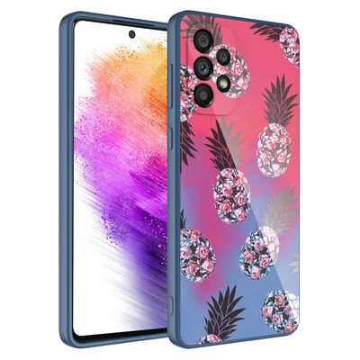 Galaxy A13 4G Case Camera Protected Patterned Hard Silicone Zore Epoxy Cover - 1