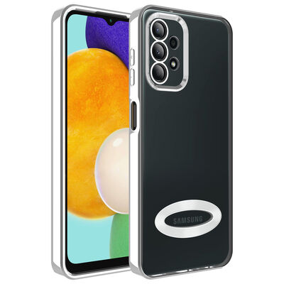 Galaxy A13 4G Case Camera Protected Zore Omega Cover With Logo - 8