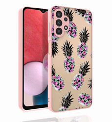 Galaxy A13 4G Case Patterned Camera Protected Glossy Zore Nora Cover - 3