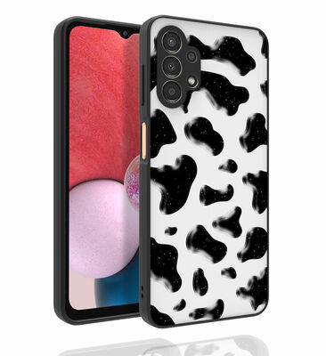 Galaxy A13 4G Case Patterned Camera Protected Glossy Zore Nora Cover - 4
