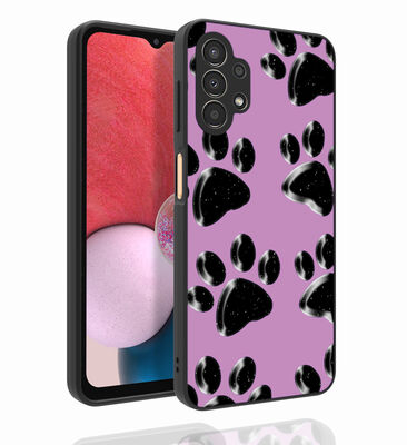 Galaxy A13 4G Case Patterned Camera Protected Glossy Zore Nora Cover - 5
