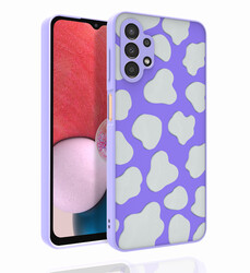 Galaxy A13 4G Case Patterned Camera Protected Glossy Zore Nora Cover - 8