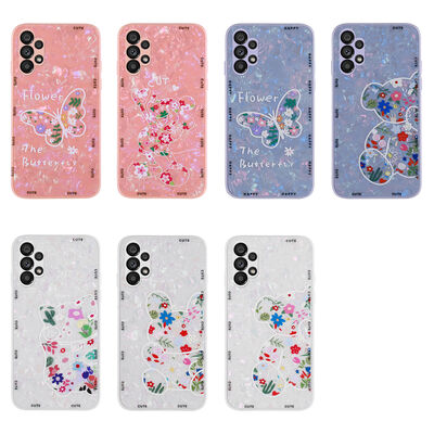 Galaxy A13 4G Case Patterned Hard Silicone Zore Mumila Cover - 2