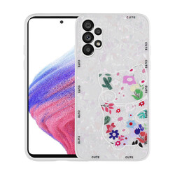 Galaxy A13 4G Case Patterned Hard Silicone Zore Mumila Cover - 7
