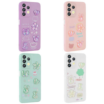 Galaxy A13 4G Case Relief Figured Shiny Zore Toys Silicone Cover - 2