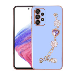 Galaxy A13 4G Case With Hand Strap Camera Protection Zore Taka Silicone Cover - 4