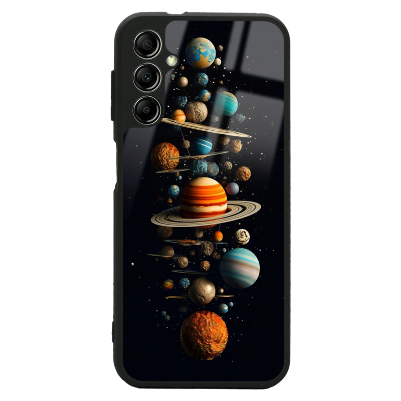 Galaxy A14 5G Case with Camera Protection, Patterned Zore Lusi Cover - 3