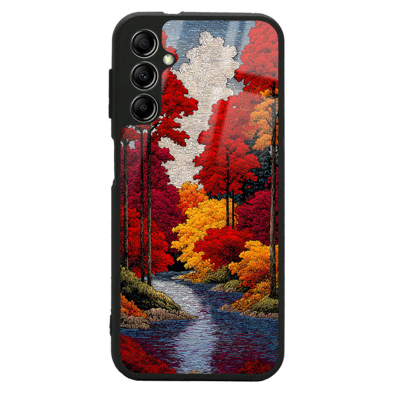 Galaxy A14 5G Case with Camera Protection, Patterned Zore Lusi Cover - 7