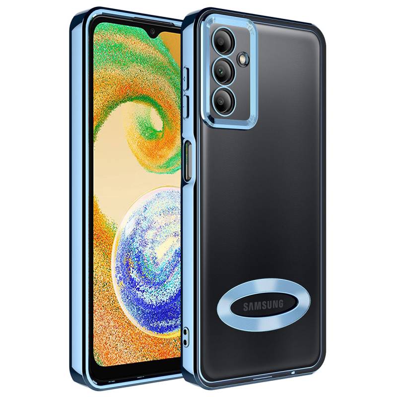 Galaxy A14 Case Camera Protected Zore Omega Cover Showing Logo - 8