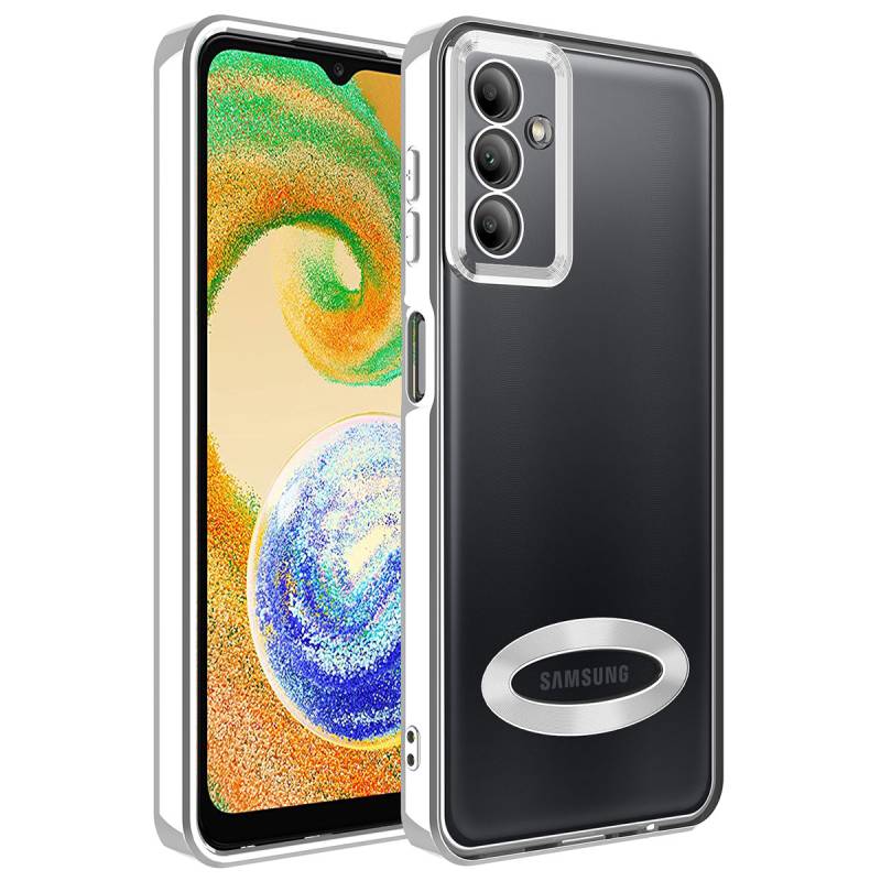 Galaxy A14 Case Camera Protected Zore Omega Cover Showing Logo - 5