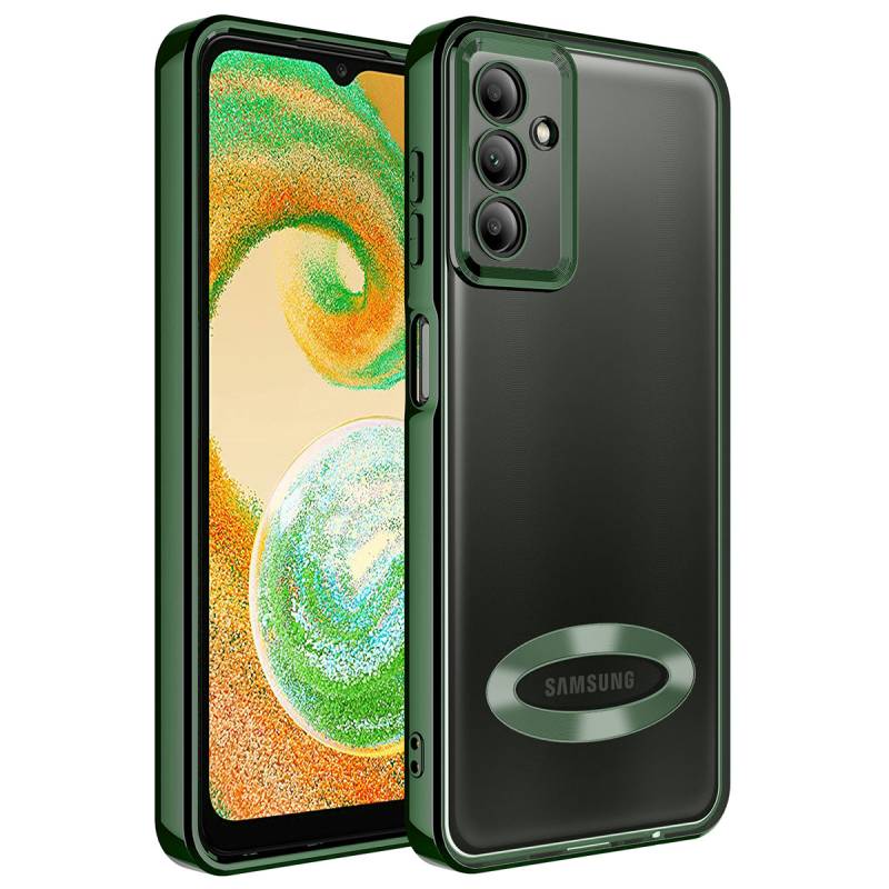 Galaxy A14 Case Camera Protected Zore Omega Cover Showing Logo - 10