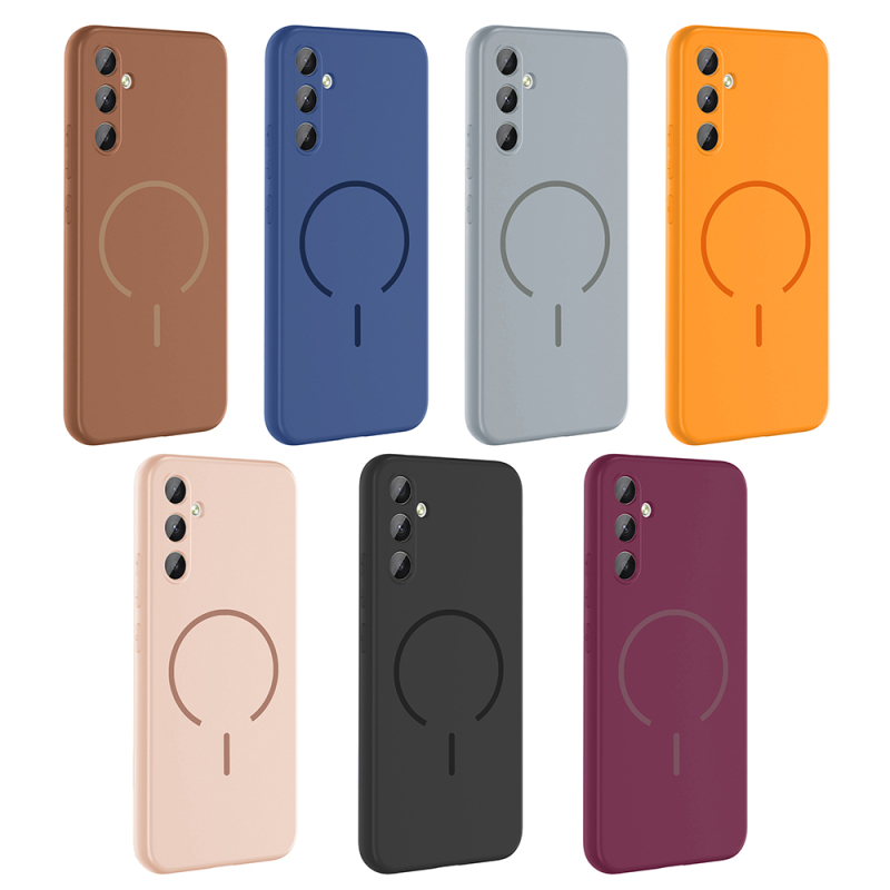 Galaxy A14 Case Zore Meta Cover with M-safe Charging Feature - 23