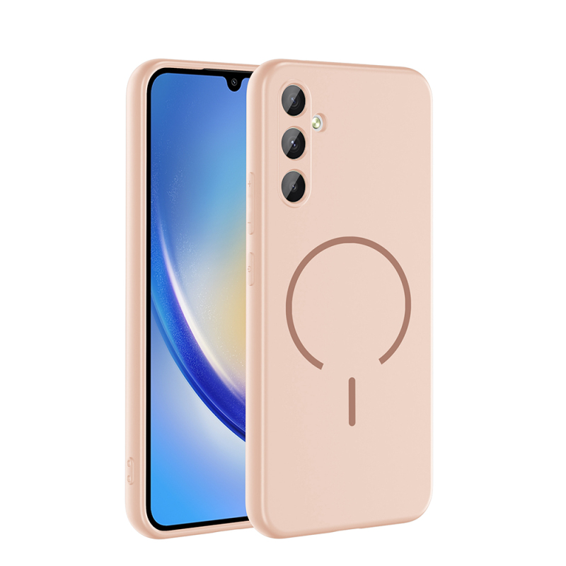 Galaxy A14 Case Zore Meta Cover with M-safe Charging Feature - 5