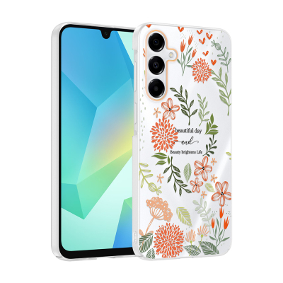 Galaxy A14 Kılıf Kamera Korumalı Desenli Zore Klip Kapak - 4