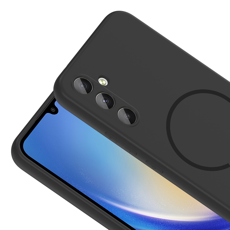 Galaxy A14 Kılıf M-safe Şarj Özellikli Zore Meta Kapak - 22