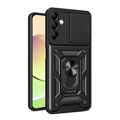 Galaxy A14 Case Magnetic Stand Camera Protector Zore Sliding Vega Cover - 1