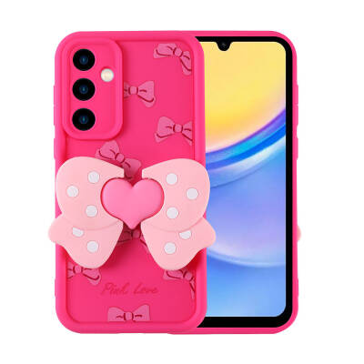 Galaxy A15 Case Camera Protected Butterfly Design Zore Kapya Cover - 8