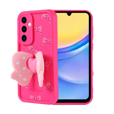 Galaxy A15 Case Camera Protected Butterfly Design Zore Kapya Cover - 2