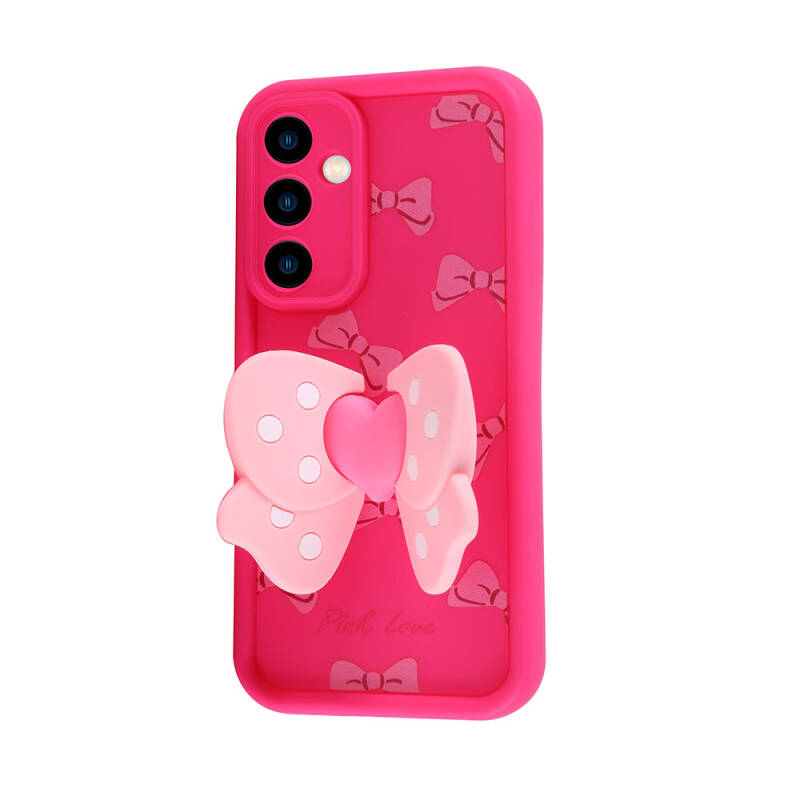 Galaxy A15 Case Camera Protected Butterfly Design Zore Kapya Cover - 5