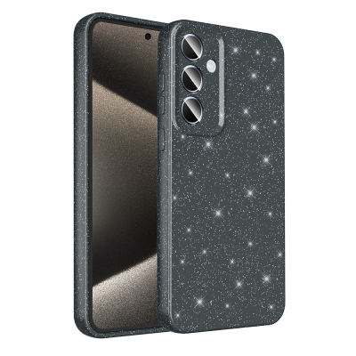 Galaxy A15 Case Camera Protected Silvery Luxury Zore Koton Cover - 6