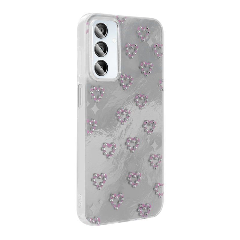 Galaxy A15 Case Camera Protection Figured Zore Ponti Silicone Cover - 12