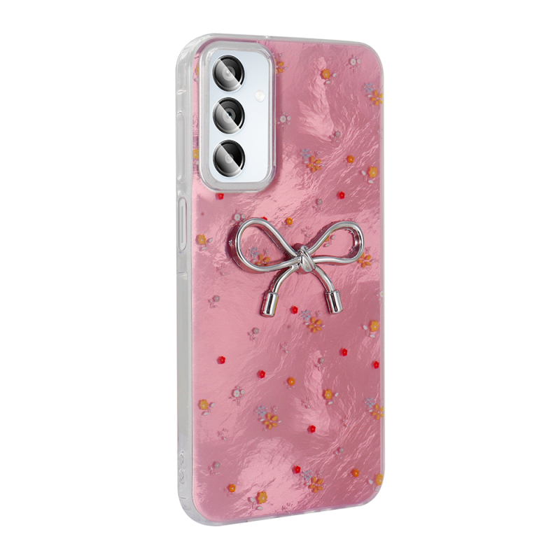 Galaxy A15 Case Camera Protection Figured Zore Ponti Silicone Cover - 6
