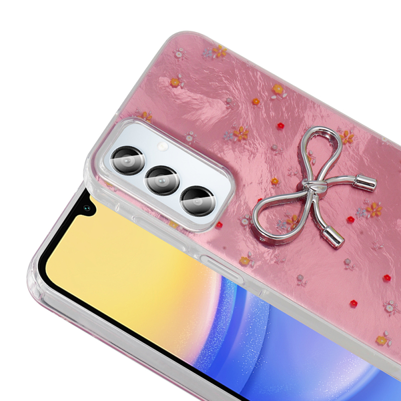 Galaxy A15 Case Camera Protection Figured Zore Ponti Silicone Cover - 7