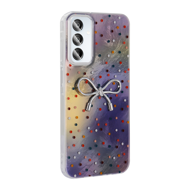 Galaxy A15 Case Camera Protection Figured Zore Ponti Silicone Cover - 10