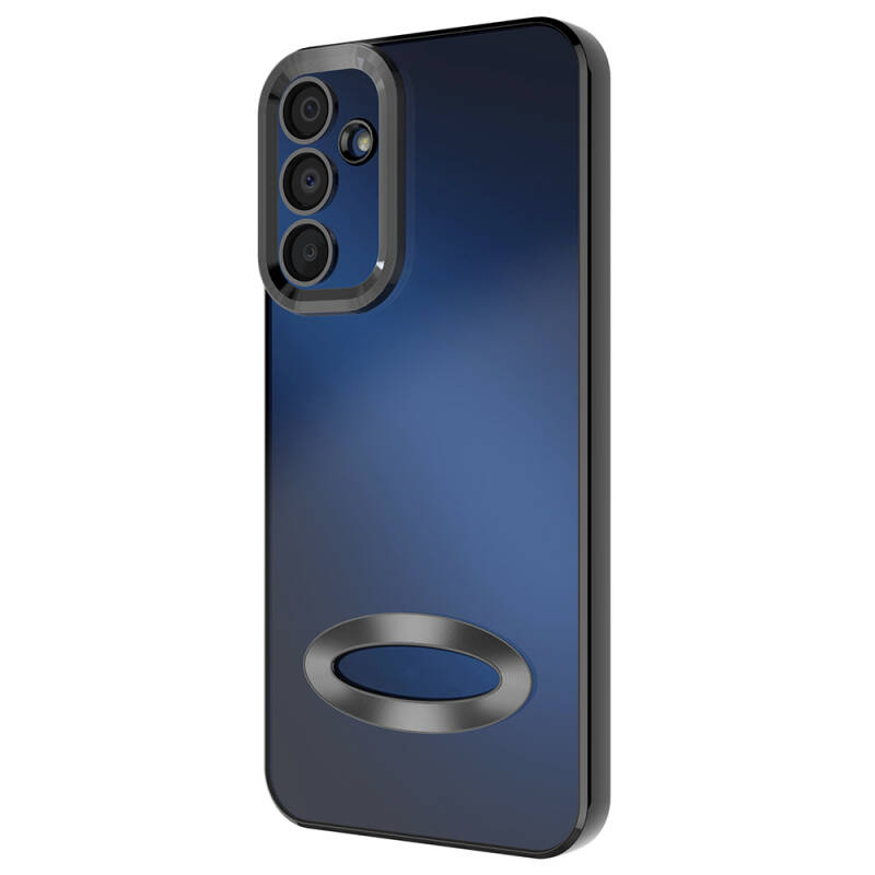 Galaxy A15 Case Camera Protection Zore Omega Cover Showing Logo - 13