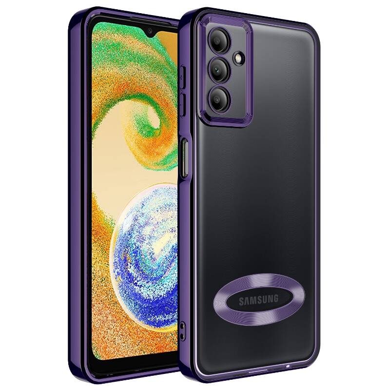 Galaxy A15 Case Camera Protection Zore Omega Cover Showing Logo - 15