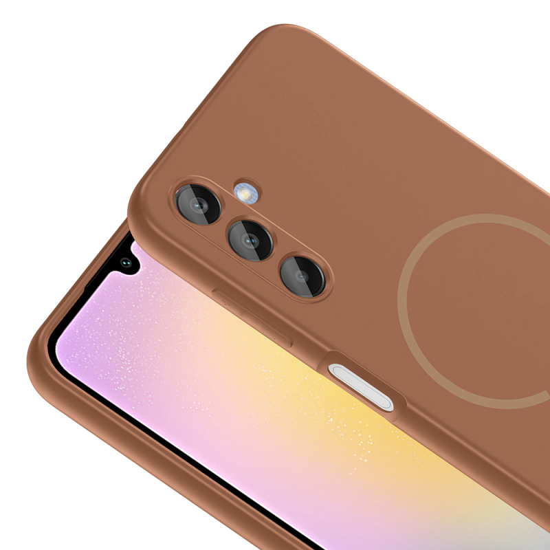 Galaxy A15 Case Zore Meta Cover with M-safe Charging Feature - 17