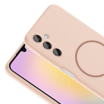 Galaxy A15 Case Zore Meta Cover with M-safe Charging Feature - 19