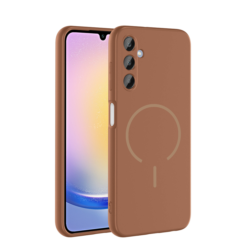 Galaxy A15 Case Zore Meta Cover with M-safe Charging Feature - 3