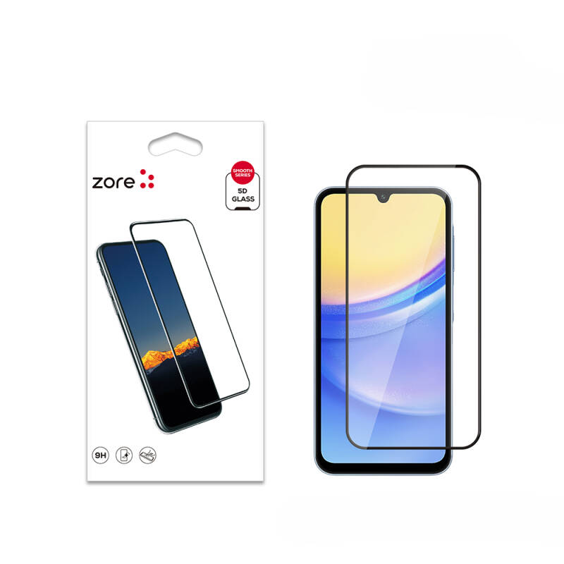 Galaxy A15 Zore Edges Shatter Resistant Glass Screen Protector - 1