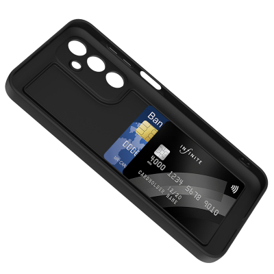 Galaxy A16 Case Camera Protection Card Holder Zore Vitra Cover - 11