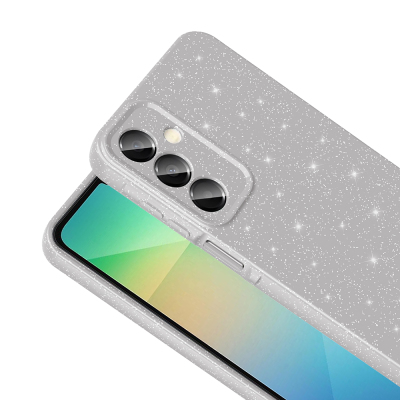 Galaxy A16 Kılıf Kamera Korumalı Simli Lüks Zore Koton Kapak - 7