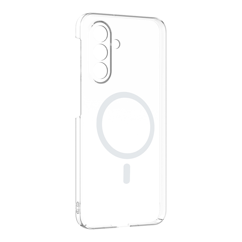 Galaxy A17 Camera Protected M-Safe Charging Transparent Zore London Hard PC Case - 3