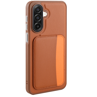 Galaxy A17 Case Card Holder Zore X-Card Silicone Cover - 7