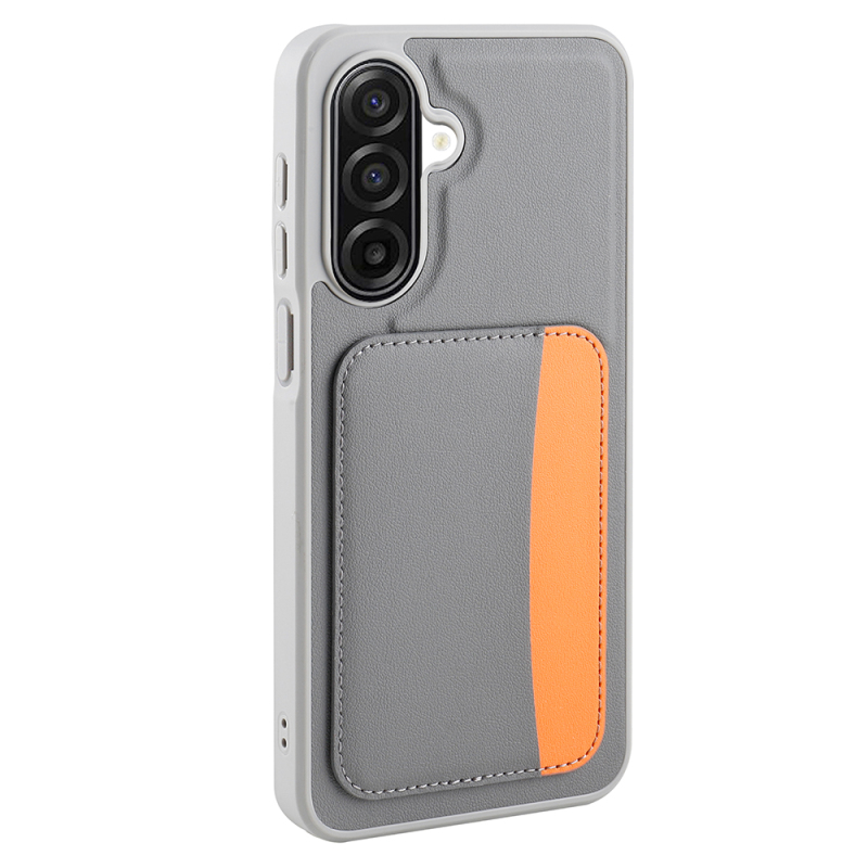 Galaxy A17 Case Card Holder Zore X-Card Silicone Cover - 8