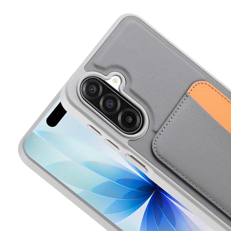 Galaxy A17 Case Card Holder Zore X-Card Silicone Cover - 13