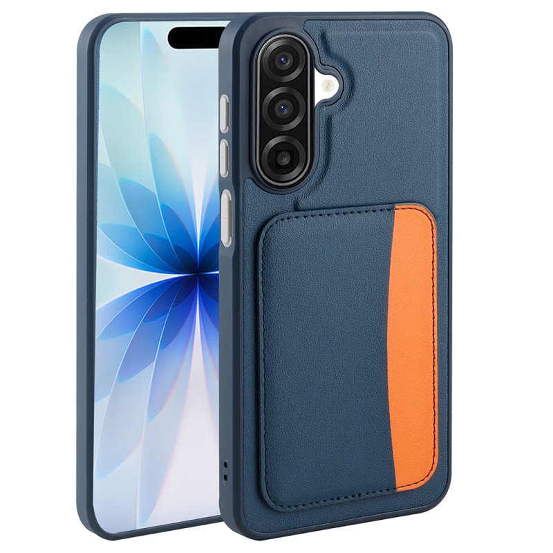 Galaxy A17 Case Card Holder Zore X-Card Silicone Cover - 4