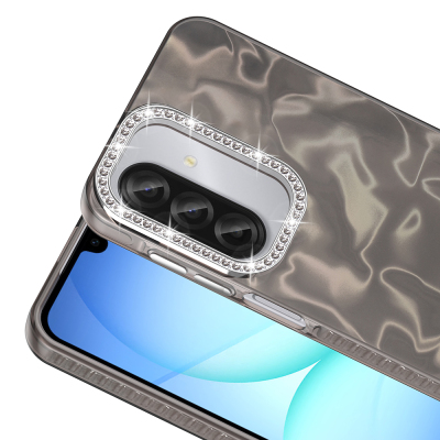 Galaxy A17 Case with Airbag, Shiny Stone Detail Design, Zore Esila Cover - 10