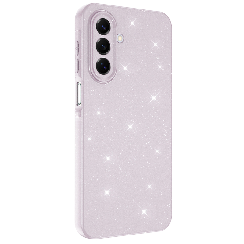 Galaxy A17 Case with Camera Protection, Glittery Luxury Zore Cotton Cover - 10