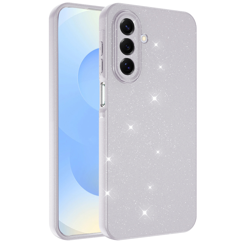 Galaxy A17 Case with Camera Protection, Glittery Luxury Zore Cotton Cover - 3