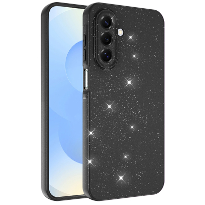 Galaxy A17 Case with Camera Protection, Glittery Luxury Zore Cotton Cover - 4