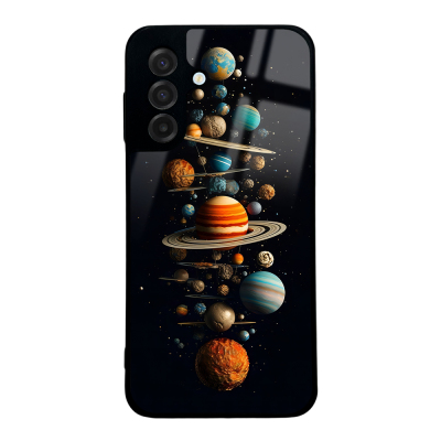 Galaxy A17 Case with Camera Protection, Patterned Zore Lusi Cover - 5