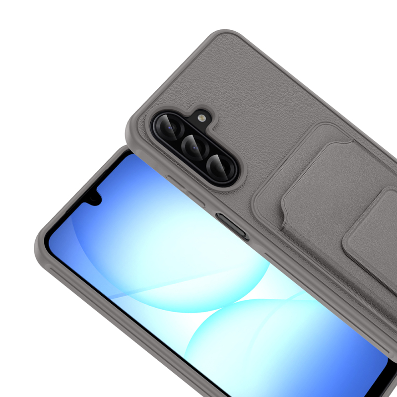 Galaxy A17 Case with Card Holder TPU Zore Bikart Cover - 6