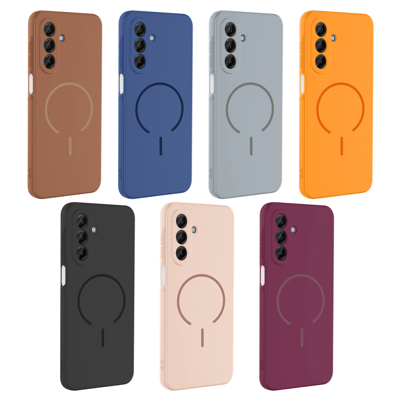 Galaxy A17 Case Zore Meta Cover with M-safe Charging Feature - 23