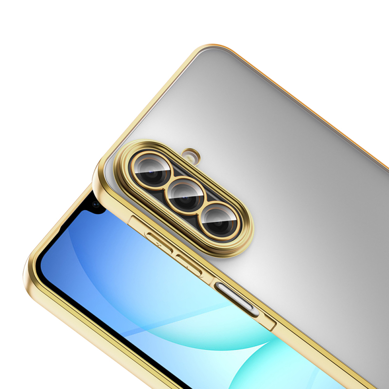 Galaxy A17 Kılıf Kamera Korumalı Logo Gösteren Zore Omega Kapak - 16
