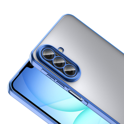 Galaxy A17 Kılıf Kamera Korumalı Logo Gösteren Zore Omega Kapak - 17